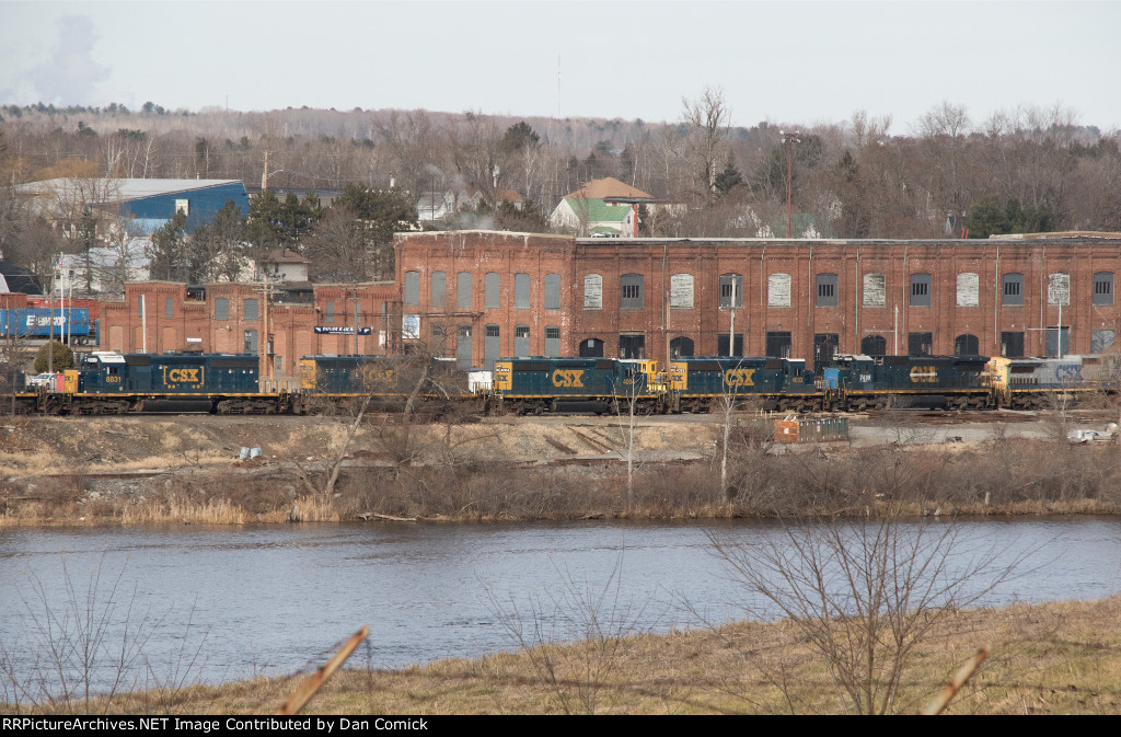 CSX Power at Waterville Yard